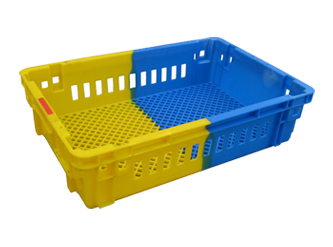 K323雙（shuāng）色塑料筐