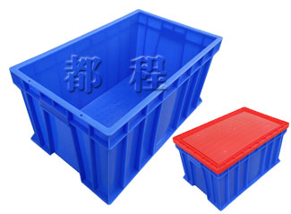X248塑料（liào）周轉箱（箱蓋可（kě）選） 
