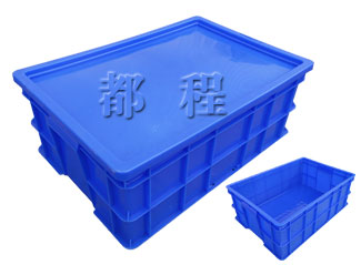 X223塑料周轉箱（xiāng）（箱蓋可選） 