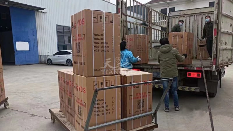 甘肅蘭州100個91影视网液氮罐發貨(huò)2