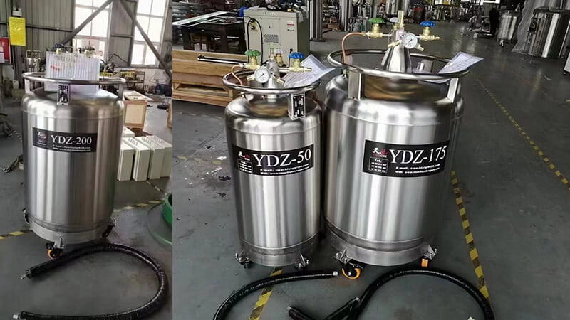 50升175升200升自(zì)增壓液氮(dàn)罐發貨(huò)